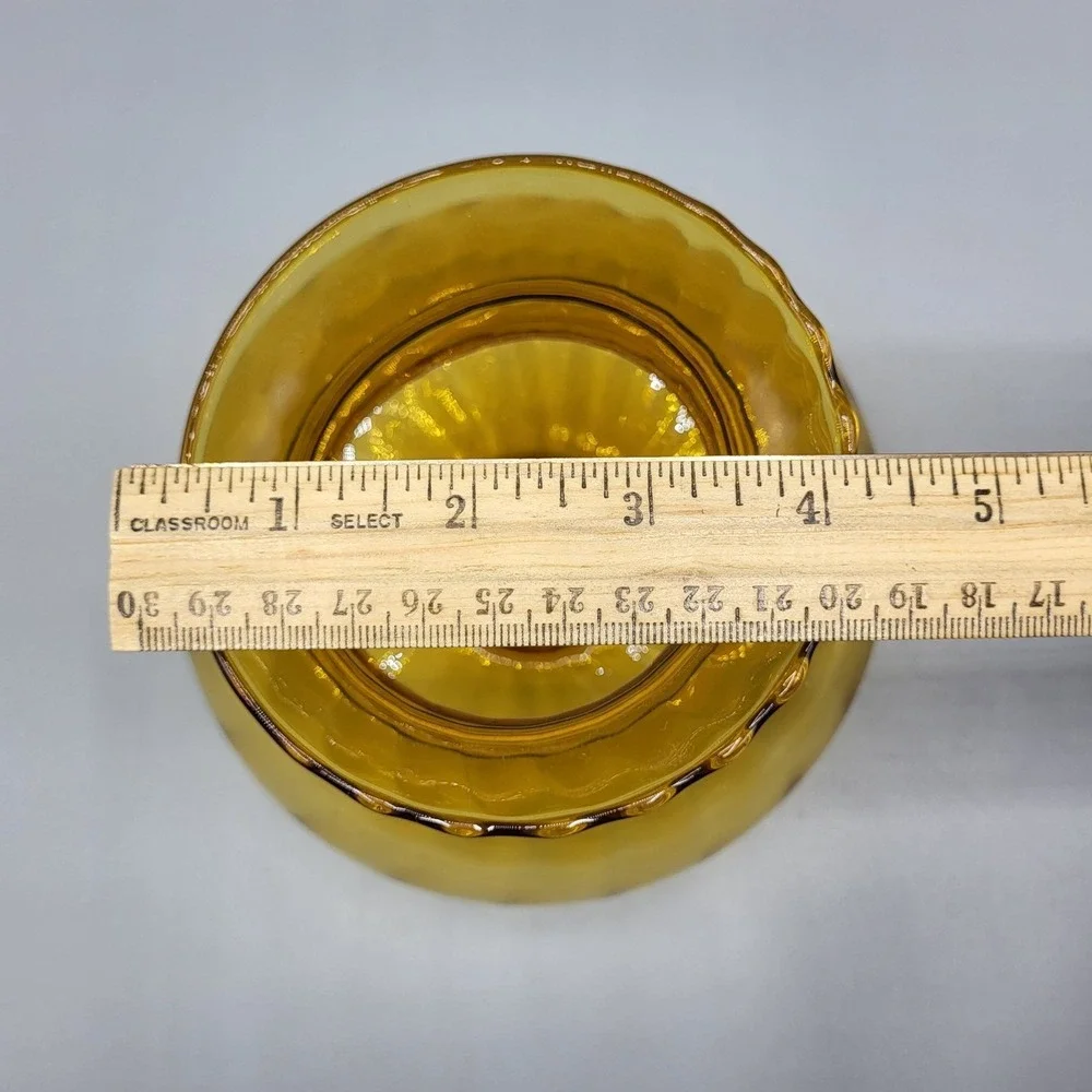 Vtg Amber Swirl Glass Lamp Hurricane Victorian Parlor Shade Replacement